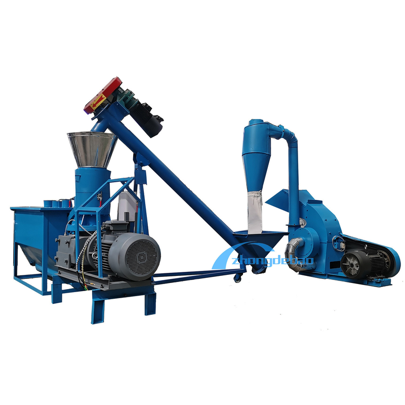 le rouleau 250~500kg/h tournent le granule en bois de sciure de paille de combustible organique de moulin de granule conduisant à la garantie du chauffage domestique 1