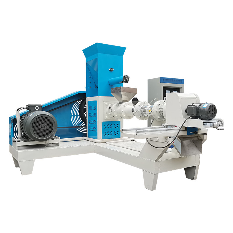 aliments pour chiens 200-300kg/h faisant les poissons de flottement de Tilapia de poisson-chat de machine alimenter l'extrudeuse de granule avec 1 an de garantie