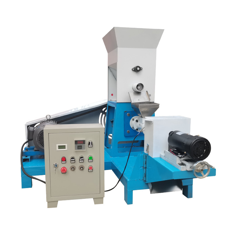 aliments pour chiens 200-300kg/h faisant les poissons de flottement de Tilapia de poisson-chat de machine alimenter l'extrudeuse de granule avec 1 an de garantie