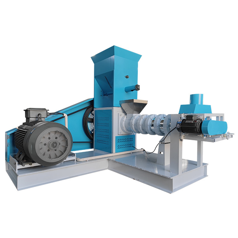 aliments pour chiens 200-300kg/h faisant les poissons de flottement de Tilapia de poisson-chat de machine alimenter l'extrudeuse de granule avec 1 an de garantie