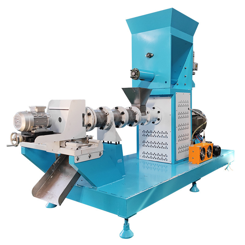 aliments pour chiens 200-300kg/h faisant les poissons de flottement de Tilapia de poisson-chat de machine alimenter l'extrudeuse de granule avec 1 an de garantie