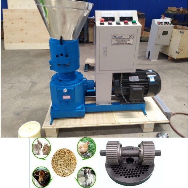 Approprié à la capacité du moulin 50-1200kg/H de granule d'alimentation de blé d'arachide de cosse de riz de volaille