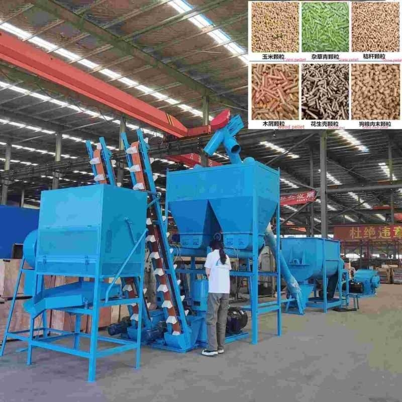 Chaîne de production standard de granule de l'alimentation A1 1-20t/H pour le traitement d'alimentation des animaux