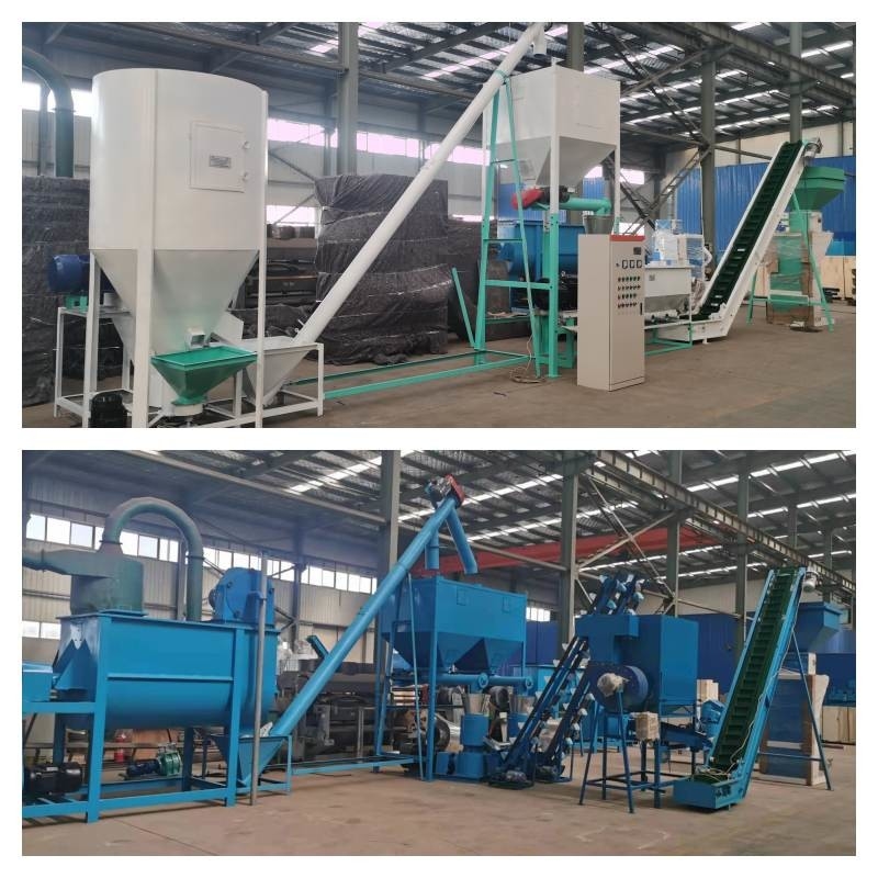 chaîne de production de granule de l'alimentation des animaux 1000kg/H granulatoire de granule d'alimentation de 1-12mm
