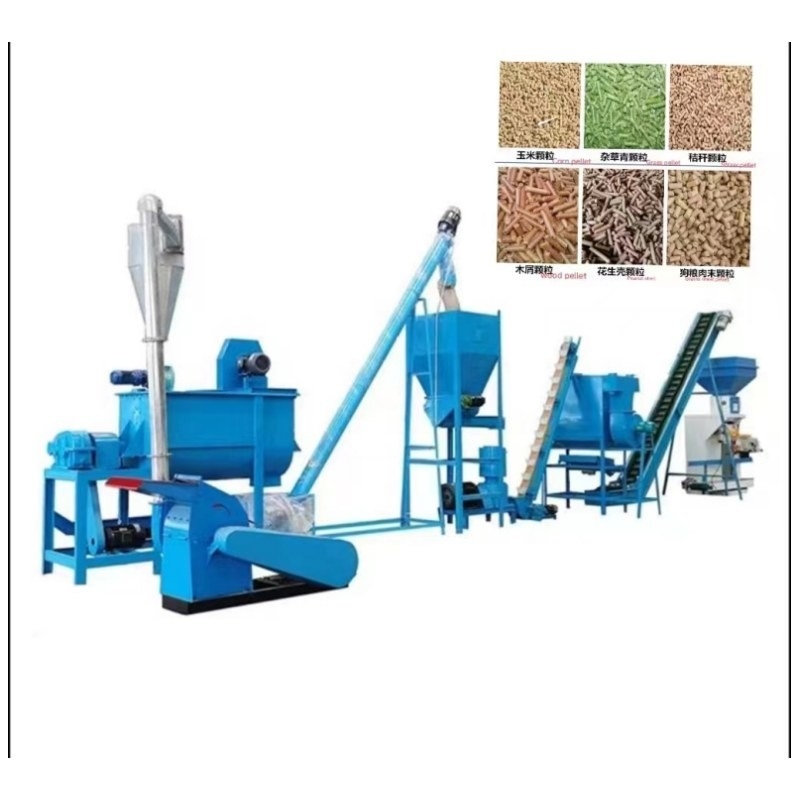 La chaîne de production de granule d'alimentation de ferme bétail complets de 20ton/H alimentent faire la machine