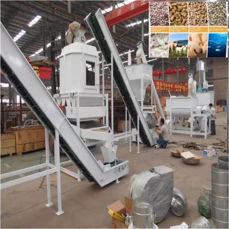 La chaîne de production de granule d'alimentation de ferme bétail complets de 20ton/H alimentent faire la machine