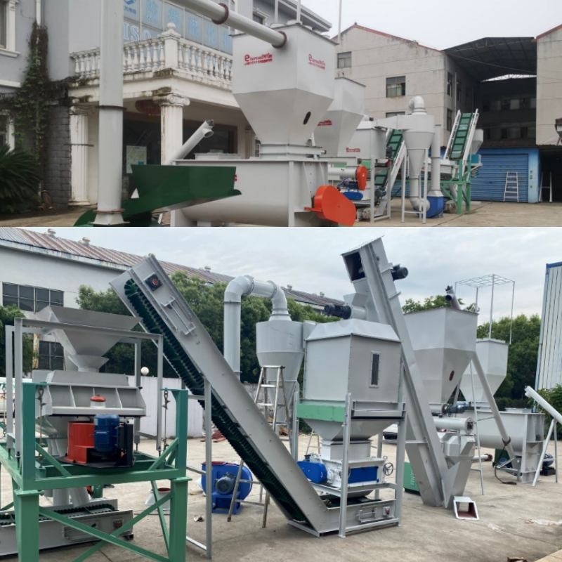 100kg à la chaîne de production de granule d'alimentation de 10 Ton Pellet Mill Machine Animal carburant de biomasse