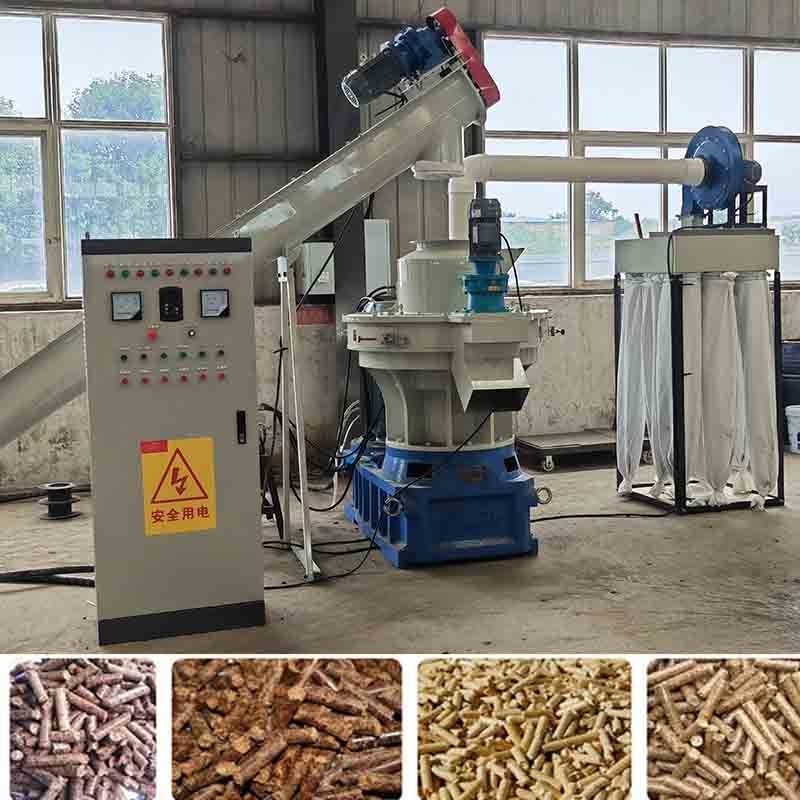 Granule de luzerne de biomasse faisant à machine de granule de cosse de riz de sciure de machine 1.5-2 t/h