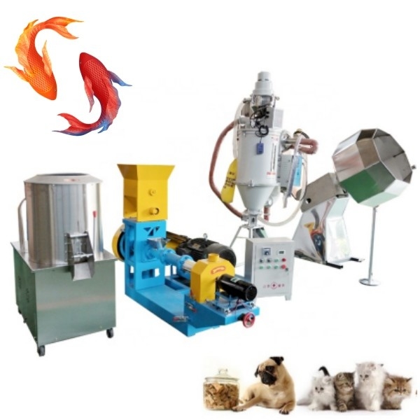 Les poissons d'animal familier alimentent l'équipement de production les poissons de flottement que de rendement optimum alimentent la chaîne de production machine d'extrudeuse d'alimentation