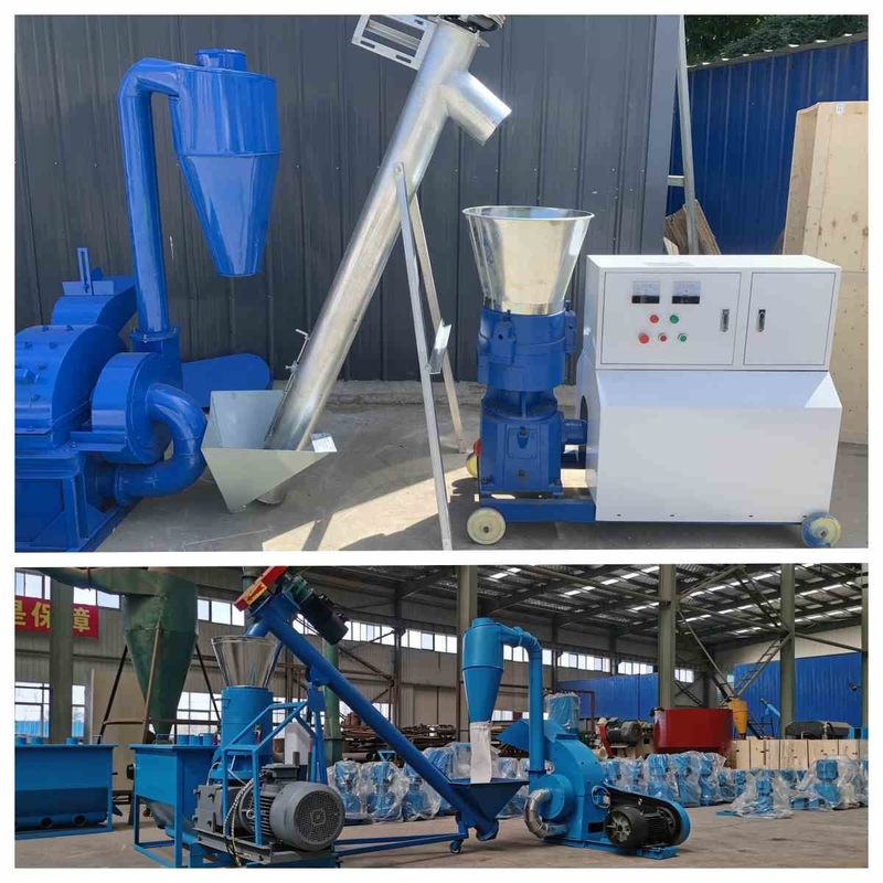 chaîne de production en bois du granule 300kg/H chaîne de production rentable de granule d'alimentation