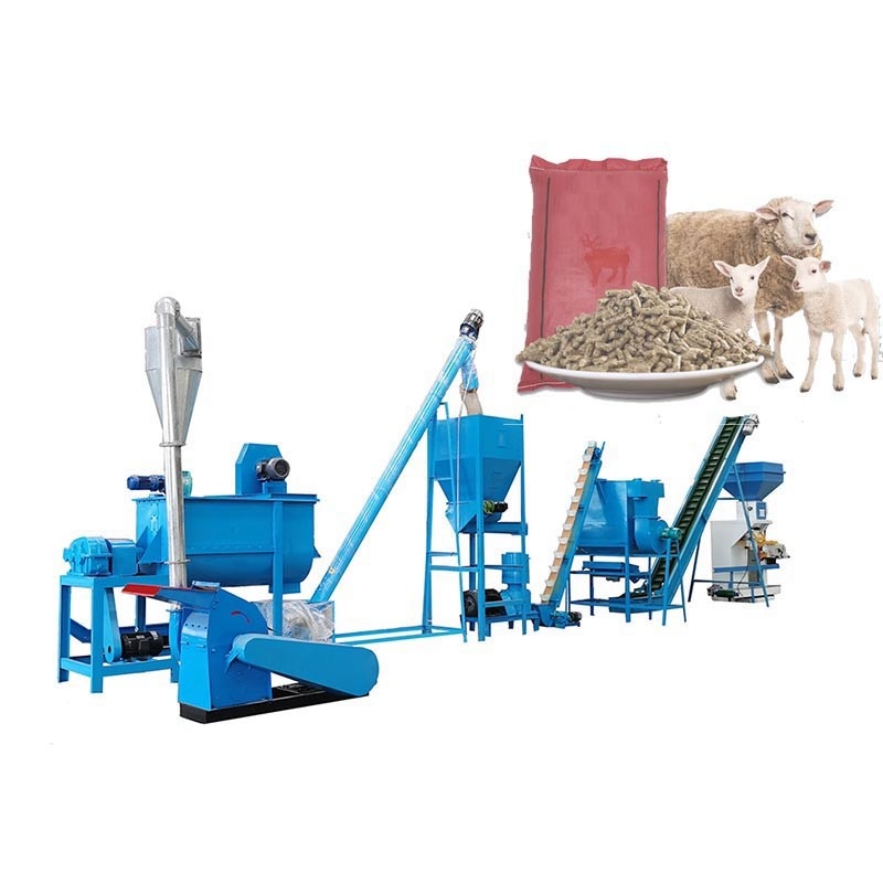 Les bétail de moutons l'alimentation de poulet de machine de cylindre réchauffeur faisant la machine pour la volaille 1-2Ton/H