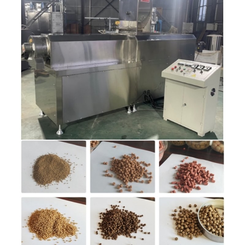 Granule de flottement d'alimentation de poissons d'OEM 0.8-12mm faisant l'extrudeuse de nourriture de chien de machine