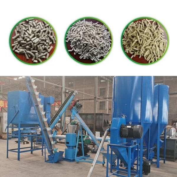 l'appartement de ferme de machine de granule de l'alimentation des animaux 100-1200kg/H meurent des aliments pour chiens de moulin de granule