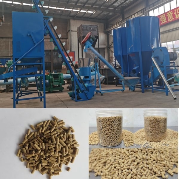 l'appartement de ferme de machine de granule de l'alimentation des animaux 100-1200kg/H meurent des aliments pour chiens de moulin de granule