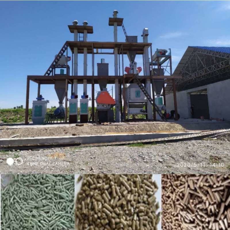 Chaîne de production de granule d'alimentation des animaux de la CE machine de granule d'alimentation de lapin de Ring Die 1-10 TPH