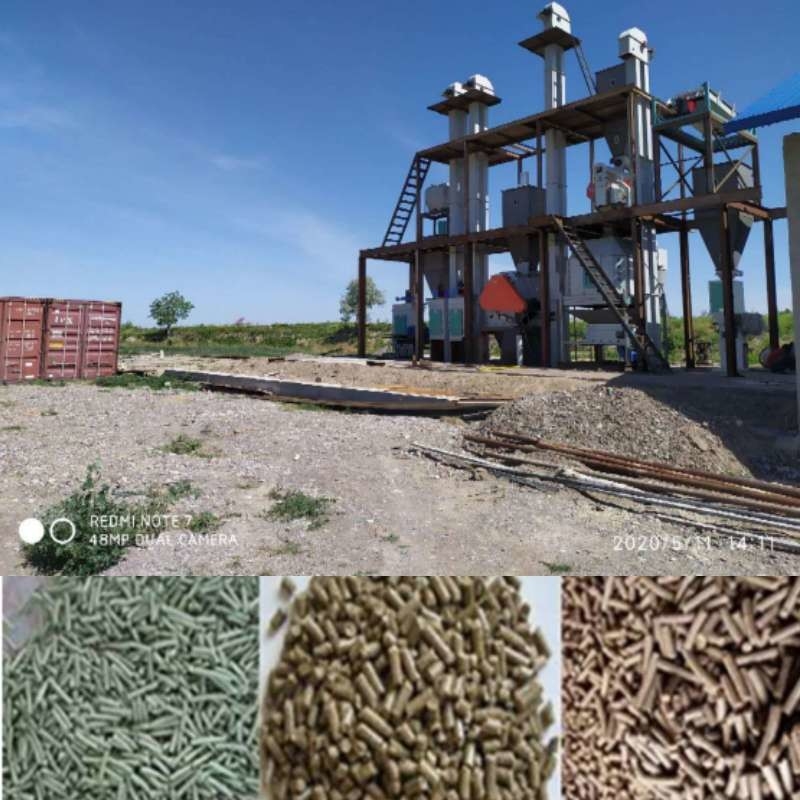 Chaîne de production de granule d'alimentation des animaux de la CE machine de granule d'alimentation de lapin de Ring Die 1-10 TPH