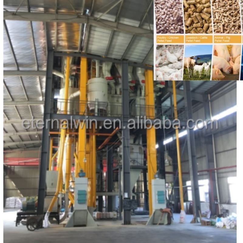 Machines de transformation des aliments pour animaux 2-18 mm Ring Die Granulator Pellet Mill Pellet Fabrication de pellets pour animaux Ferme de machines à pellets