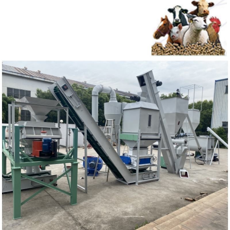 la chaîne de production de granule de l'alimentation des animaux 500kg/H Ring Die Poultry Feed Pellet fraisent l'alimentation des animaux