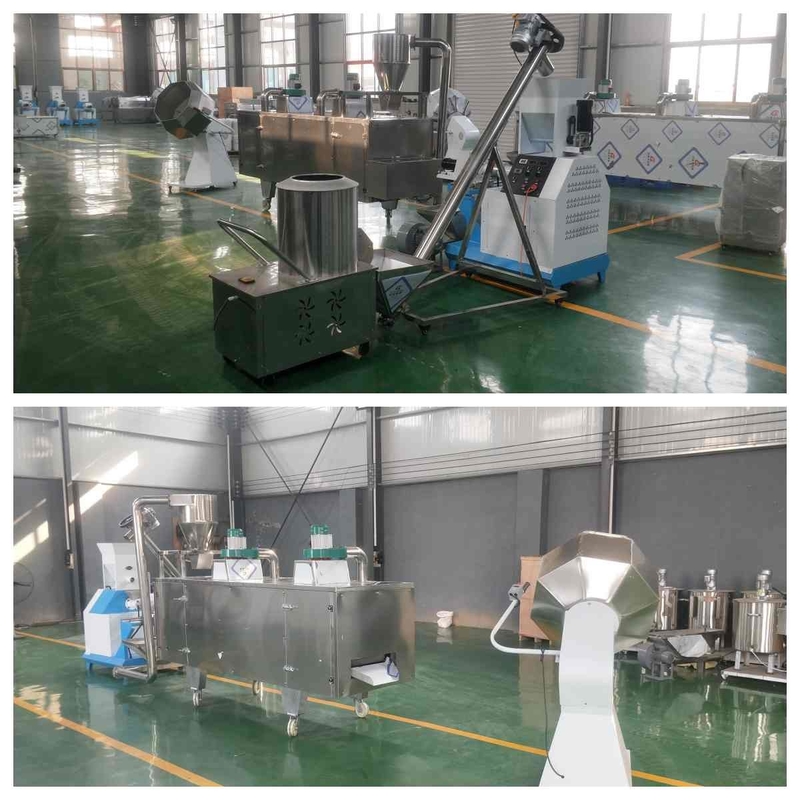 petite chaîne de production de farine de poisson 200-300kg/H chien Cat Fish Extruder Machine