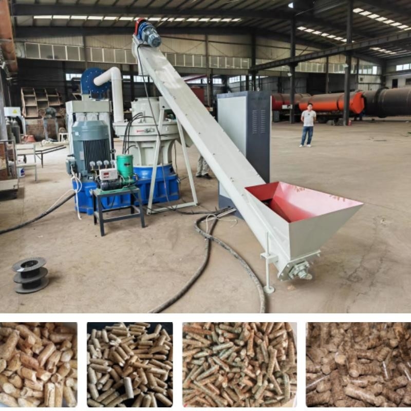 Chaîne de production de granule de biomasse de la CE grande machine en bois de moulin de granule de biomasse de rondin