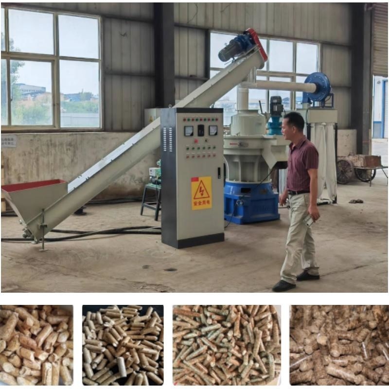 Chaîne de production de granule de biomasse de la CE grande machine en bois de moulin de granule de biomasse de rondin
