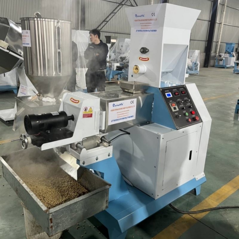 Cylindre réchauffeur de flottement de poissons de poissons d'alimentation d'extrudeuse d'aliment pour animaux familiers de machine sèche automatique d'extrudeuse