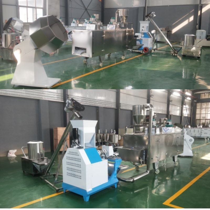Cylindre réchauffeur de flottement de poissons de poissons d'alimentation d'extrudeuse d'aliment pour animaux familiers de machine sèche automatique d'extrudeuse