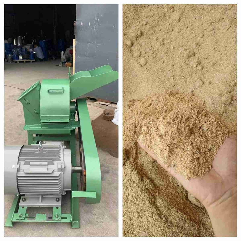 broyeur en bois de Ginder Shedder de machine de sciure de rondin de 500kg/H 11kw petit pour la sciure en bois