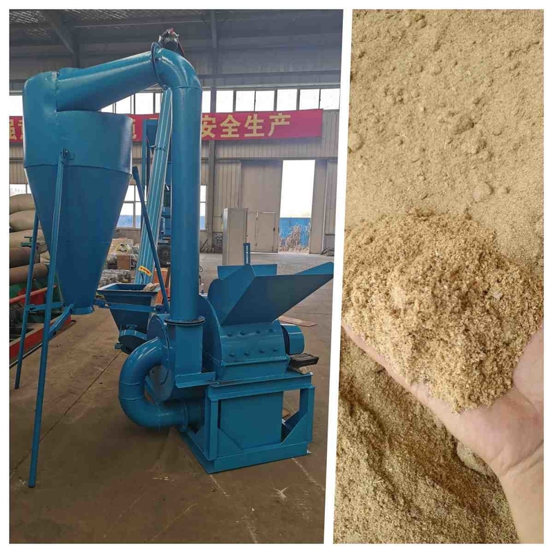 15kw 500kg/H s'embranche la broyeur en bois Machine de Chips Wood Chips Shavings Crushing 420-3