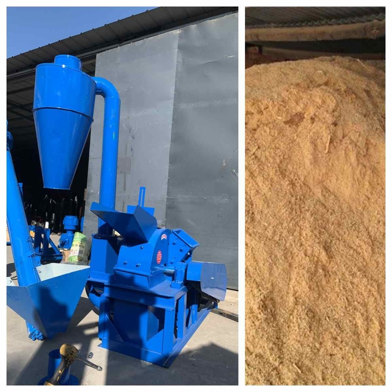 15kw 500kg/H s'embranche la broyeur en bois Machine de Chips Wood Chips Shavings Crushing 420-3