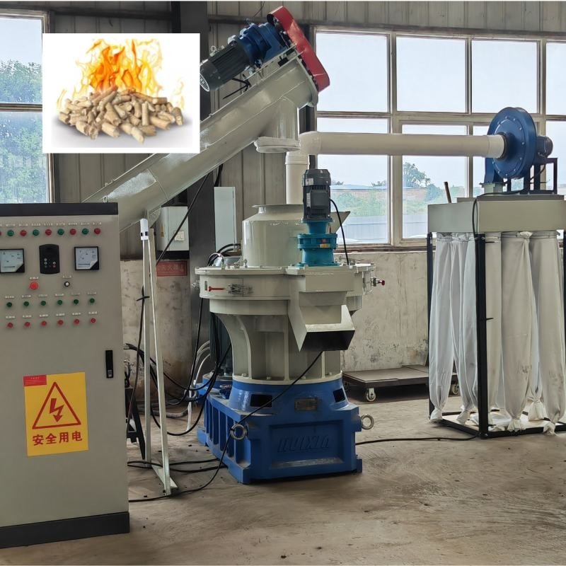 chaîne de production en bois de granule de 4-12mm fabricant de granule de biomasse de 2-20t/H