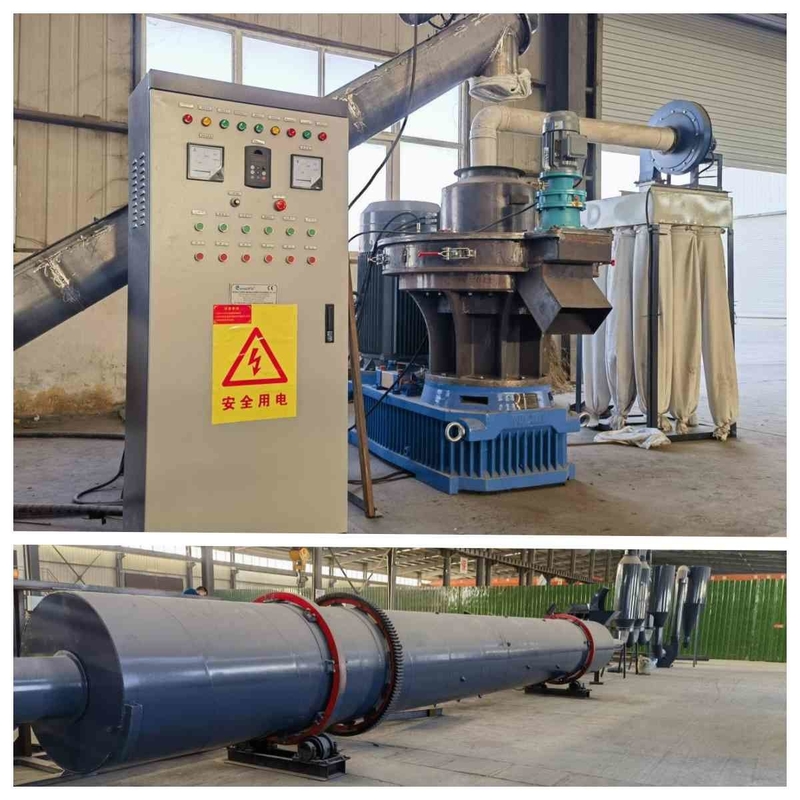 granule de la sciure 1.5-2t/H faisant à biomasse de machine Ring Die Pellet Machine vertical