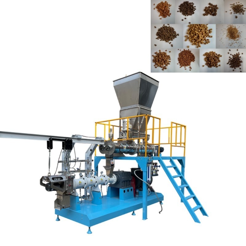 Type humide de flottement ligne de machine d'extrudeuse d'alimentation de poissons de vis jumelle de machine de conducteur de poissons