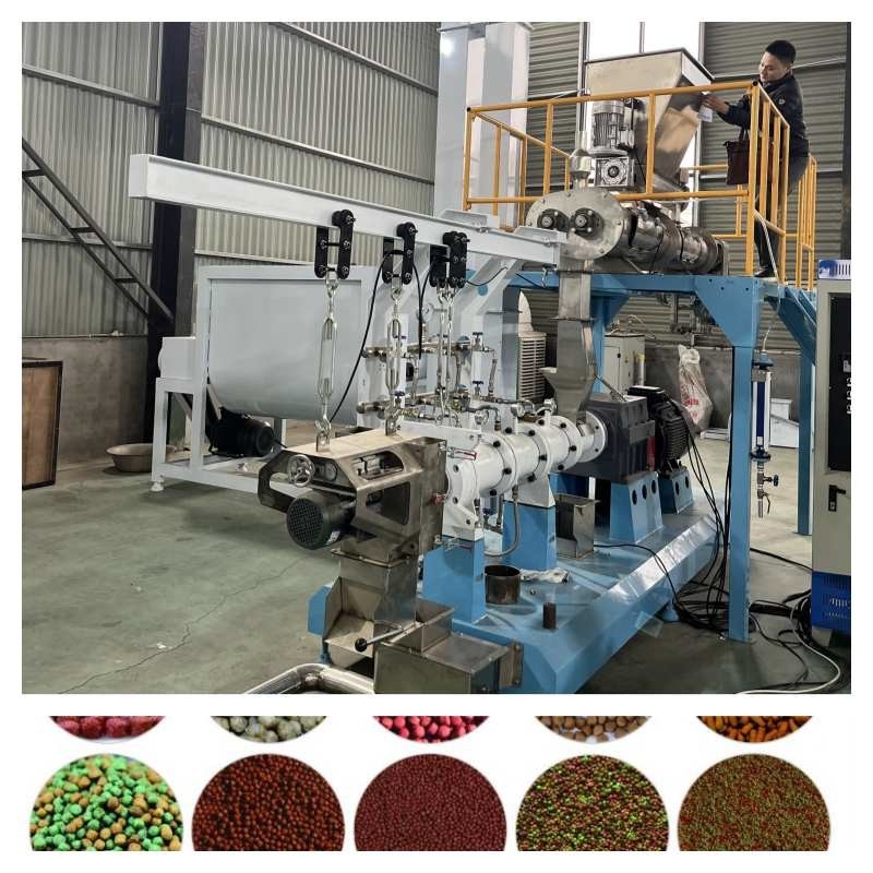 Alimentation sûre de poissons des poissons 5.5-160KW d'extrudeuse sèche d'alimentation petite faisant la machine