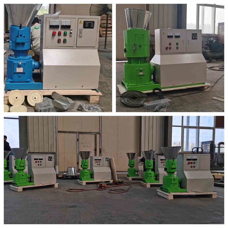 fabricant de granule d'alimentation de poulet du moulin 300kg/H 500kg/H 800kg/H de granule d'alimentation de 11kw 15kw 22kw