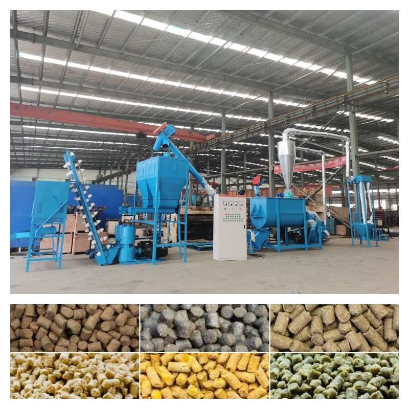 Granule de la volaille 500-800KG/H faisant à machine 7.5-30kw la chaîne de production d'alimentation des animaux