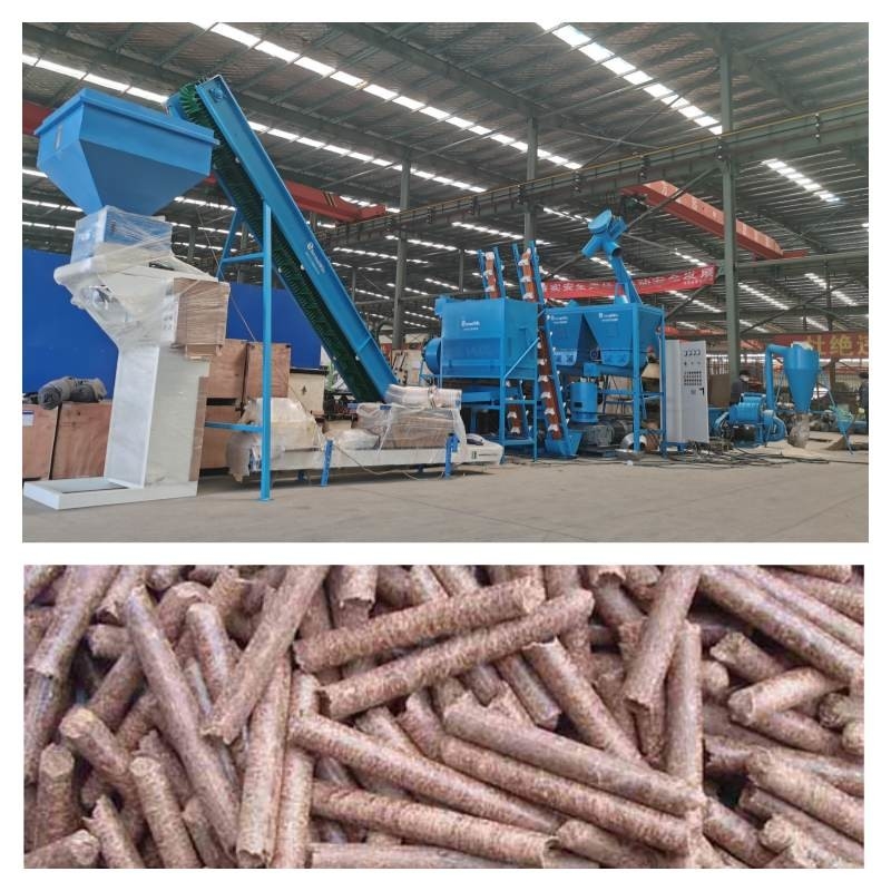 L'appartement meurt la chaîne de production de granule de paille de la chaîne de production de 6-8MM 0.5-10t/H de biomasse