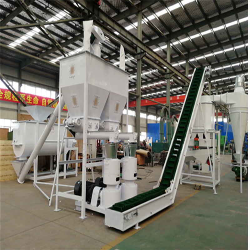 SGS ligne de production de granulés d'aliments pour animaux 500-1000 kg/h 17*5*5,5m