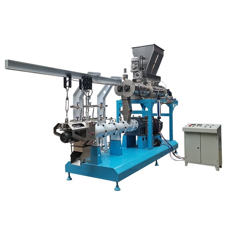 Ligne de production d'aliments pour cois et ligne de production d'extrudeuses flottantes pour aliments ornementaux