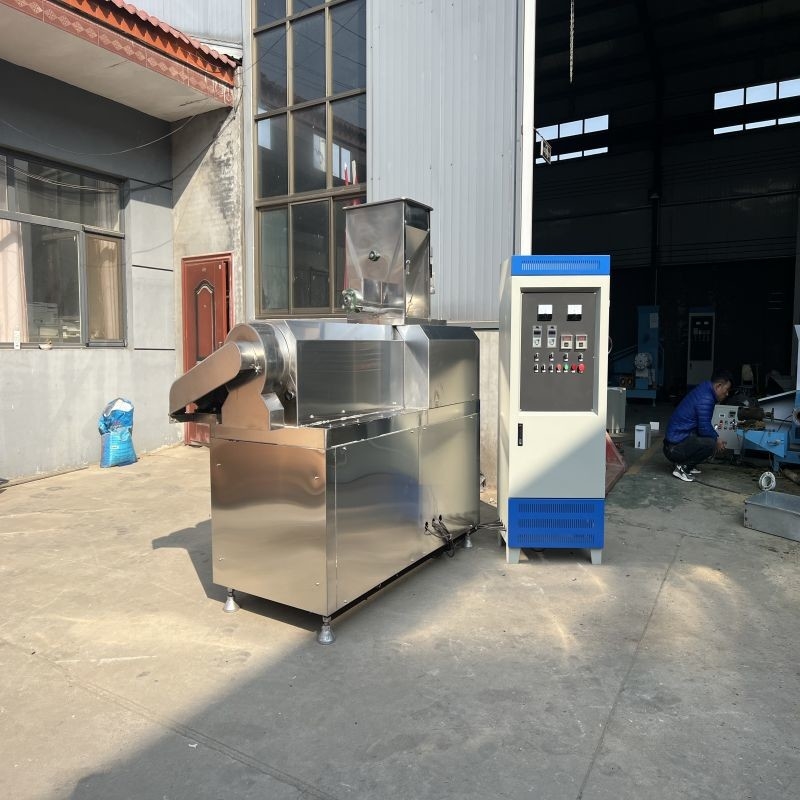 500 kg/h Extrudeuse de type sec pour aliments pour poissons en acier inoxydable