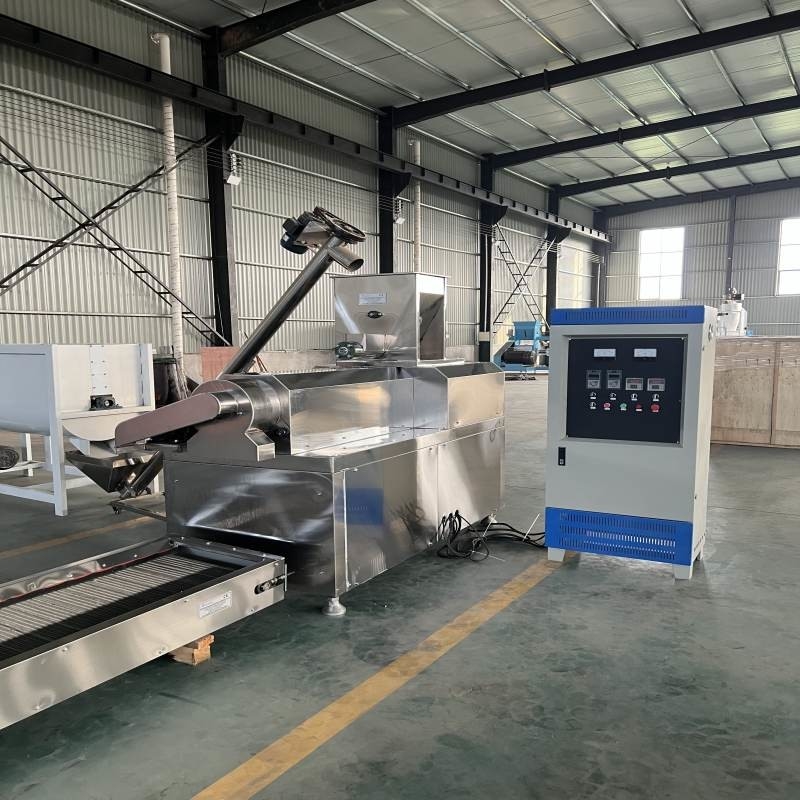 500 kg/h Extrudeuse de type sec pour aliments pour poissons en acier inoxydable