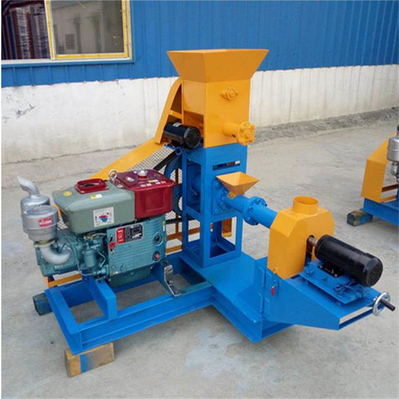 Extrudeuse simple de nourriture pour poissons à base de tiges sèches Pellets flottants de nourriture pour poissons 60-80 kg/heure Fabrication de granulés