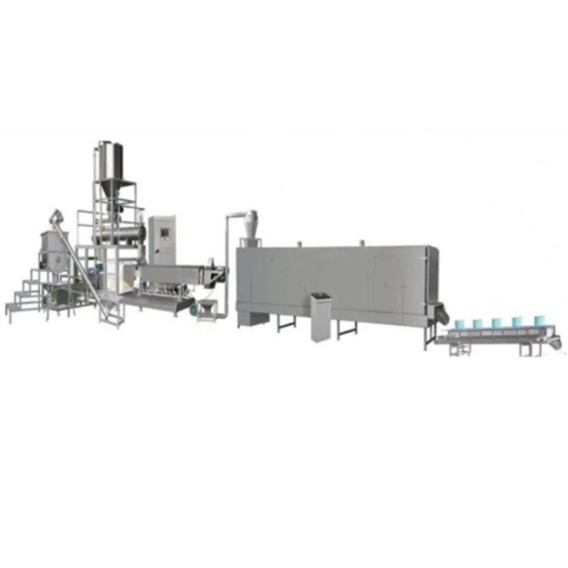 45-50 kg/h Machine d'extrusion flottante pour aliments pour poissons Ligne de production flottante pour aliments pour poissons en acier inoxydable