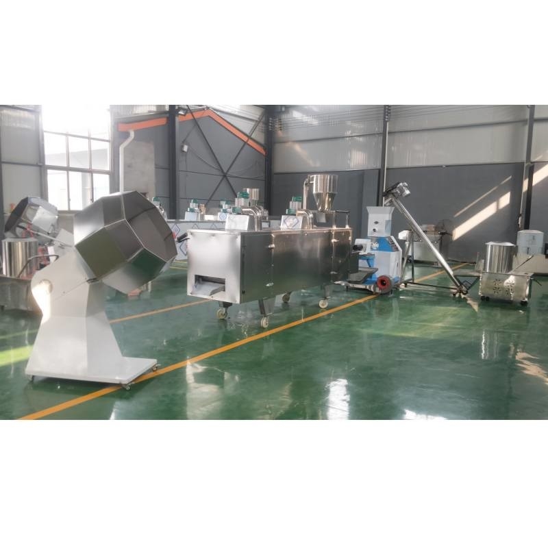 45-50 kg/h Machine d'extrusion flottante pour aliments pour poissons Ligne de production flottante pour aliments pour poissons en acier inoxydable