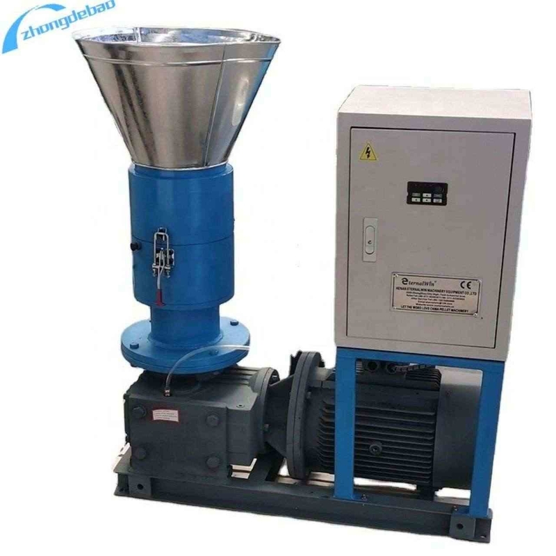 Moulin à pellets de bois à rouleaux mobiles 250-350 kg/h pour pellets de sciure de biomasse
