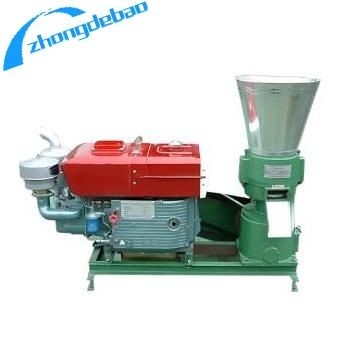 Moteur à moteur diesel, machine à pelleter du bois 60-800 kg/h Pour l'alimentation des volailles