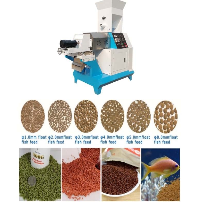 Extrudeuse à vis unique de type sec pour les aliments pour animaux de compagnie pour les petites entreprises et les exploitations agricoles