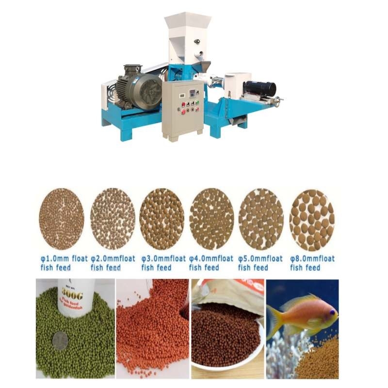 Extrudeuse à vis unique de type sec pour les aliments pour animaux de compagnie pour les petites entreprises et les exploitations agricoles