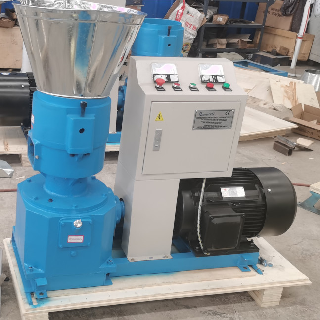 1-2TPH Machine de fabrication de granulés d'aliments pour animaux/ Machine de fabrication de granulés d'aliments pour animaux/ Vaches Cochons Poulets de poisson ligne de production de granulés d'aliments pour poissons