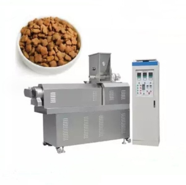 Matériau en acier inoxydable blanc bleu extrudeuse à vis pour alimentation pour chiens et chats